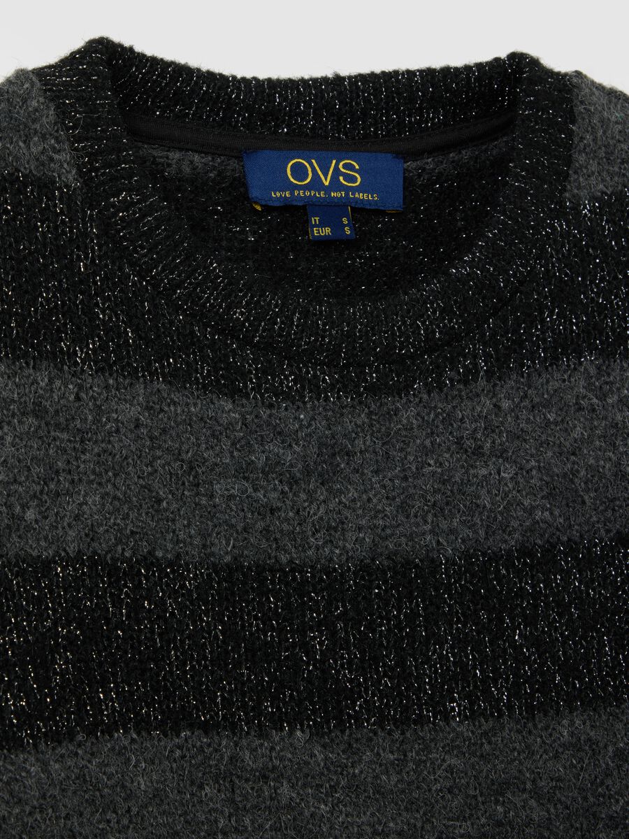 Maglia con maniche lunghe a righe multicolor regular fit_5