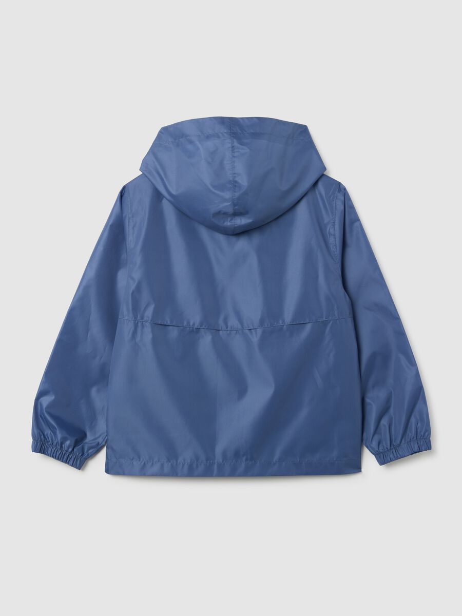 Giacca da ragazzo in blu con cappuccio_1