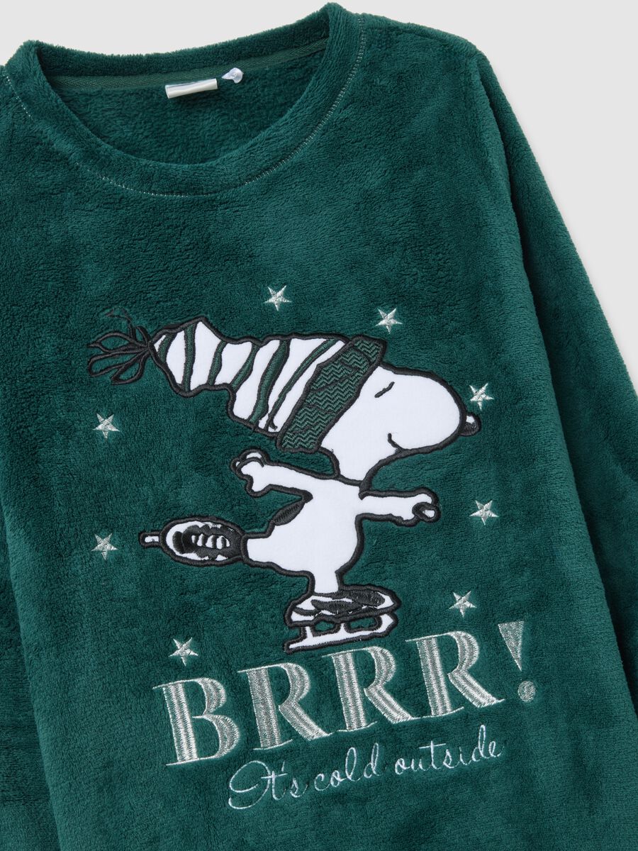 Multicolour regular fit pyjama with Snoopy print_1