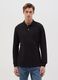 Long-sleeved polo shirt in organic cotton_0