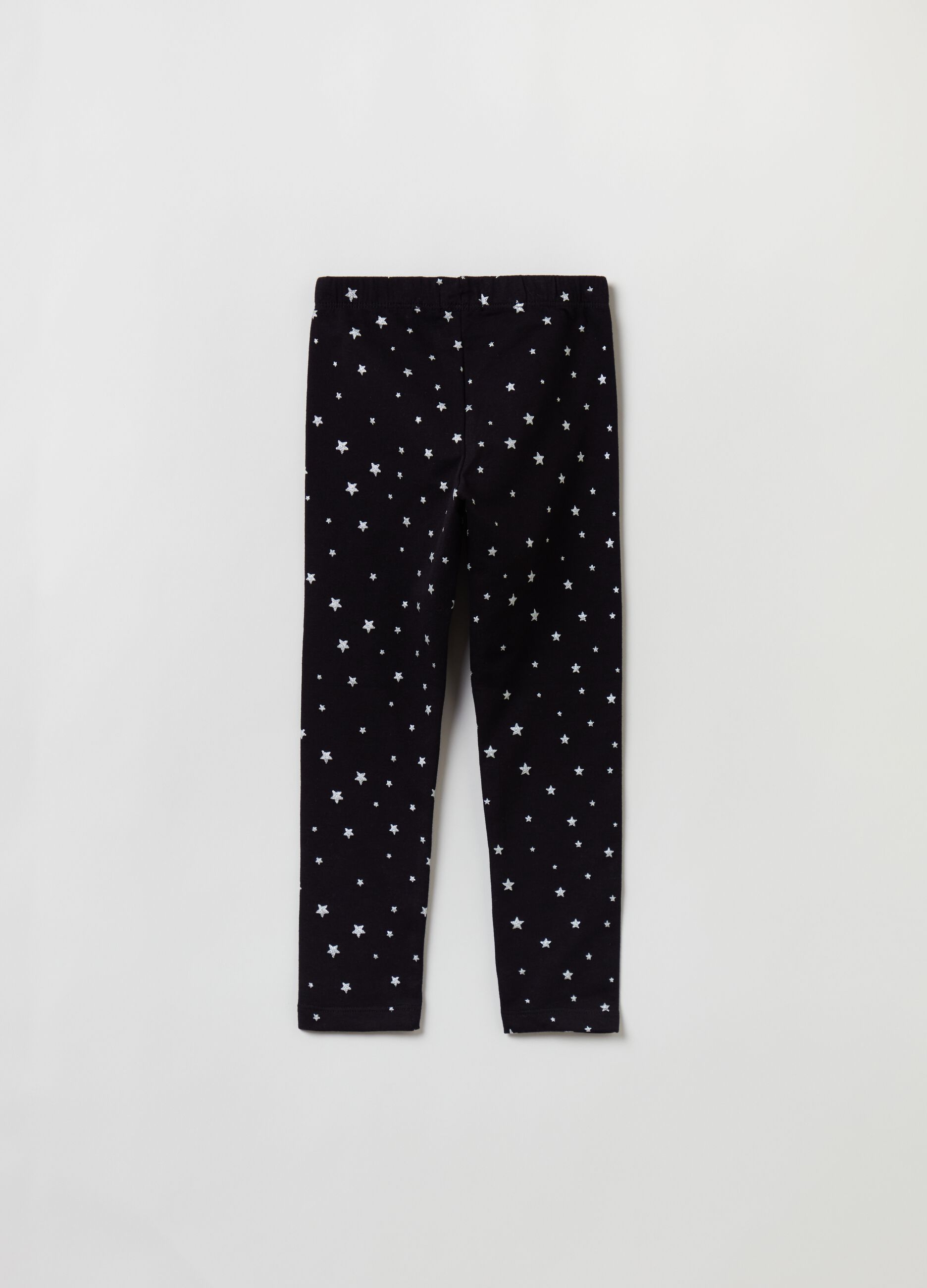 Leggings con stampa stelle glitter_1