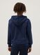 Blue regular fit cotton hoodie for boys_1