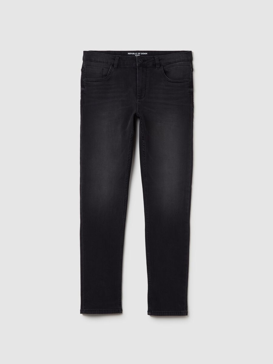 Skinny-fit jeans with fading_4