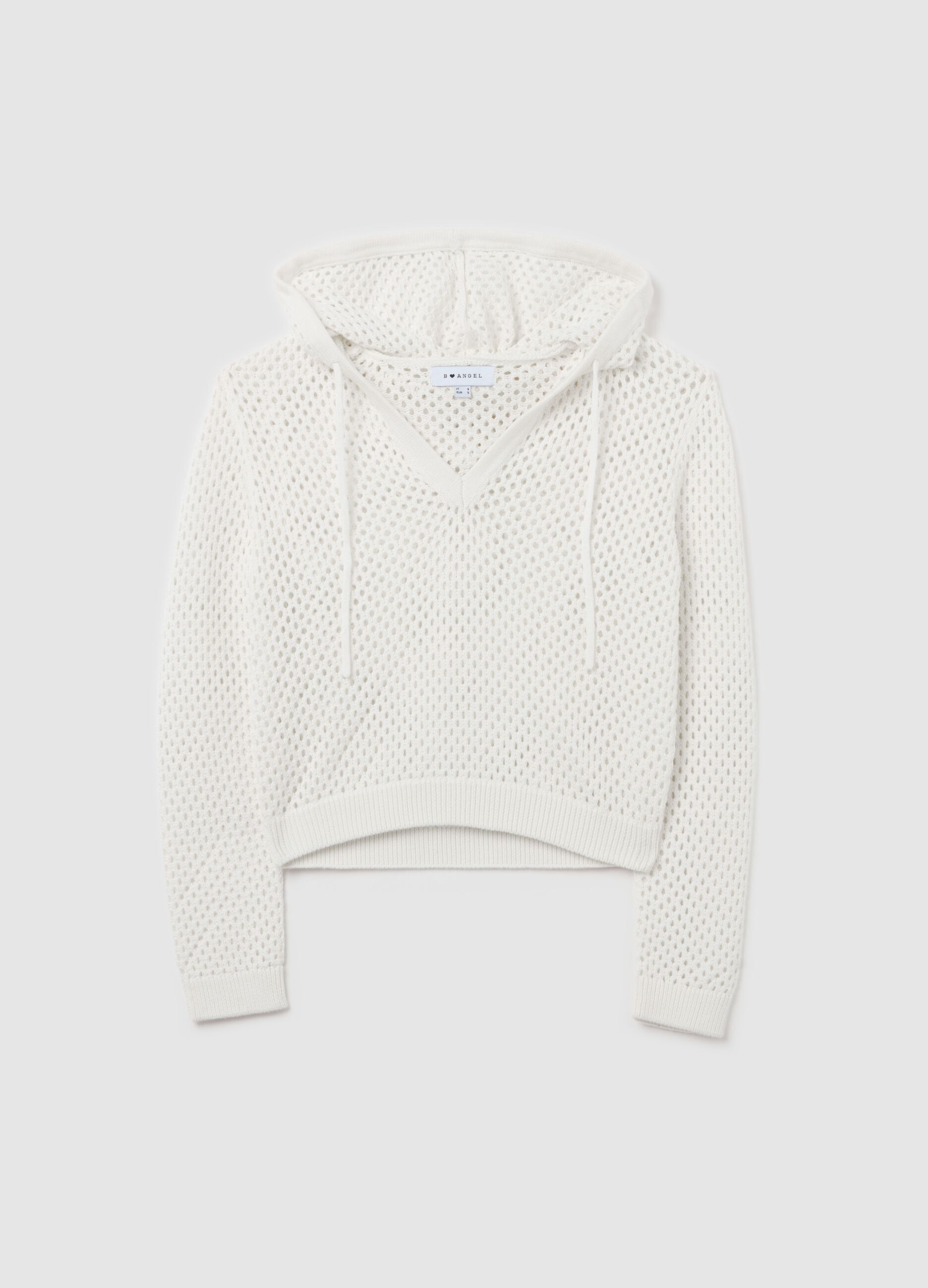 Mesh top with hood