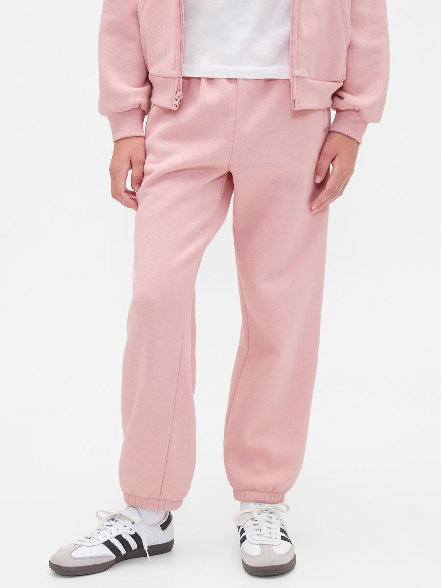 Active Pink Cotton Blend Trousers_1