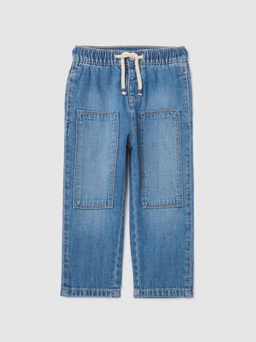 Regular fit boys’ trousers in denim_0