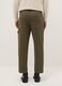 Slim Fit Green Stretch Cotton Chino Trousers_2