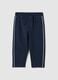 Children's blue cotton joggers regular fit_0