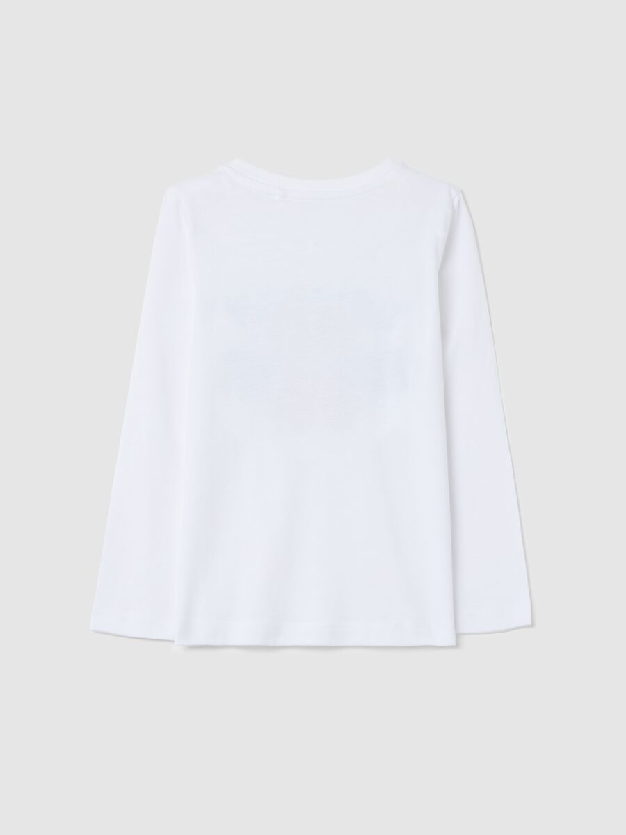 Long-sleeved T-shirt with "Lovely Bear" print_1