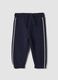 Blue joggers in 100% organic cotton_0