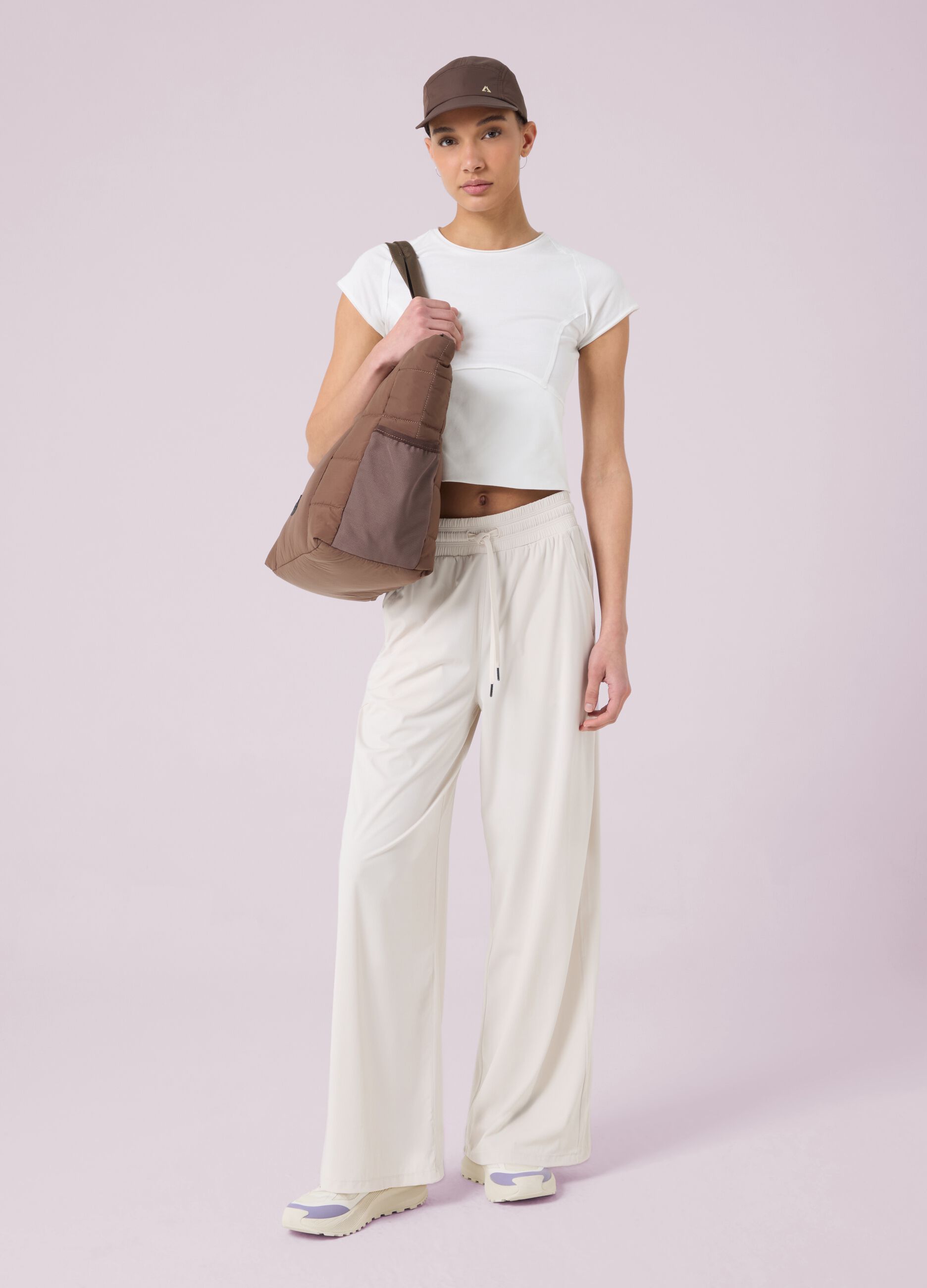 Cropped T-shirt with exposed seams ALTAVIA STUDIO