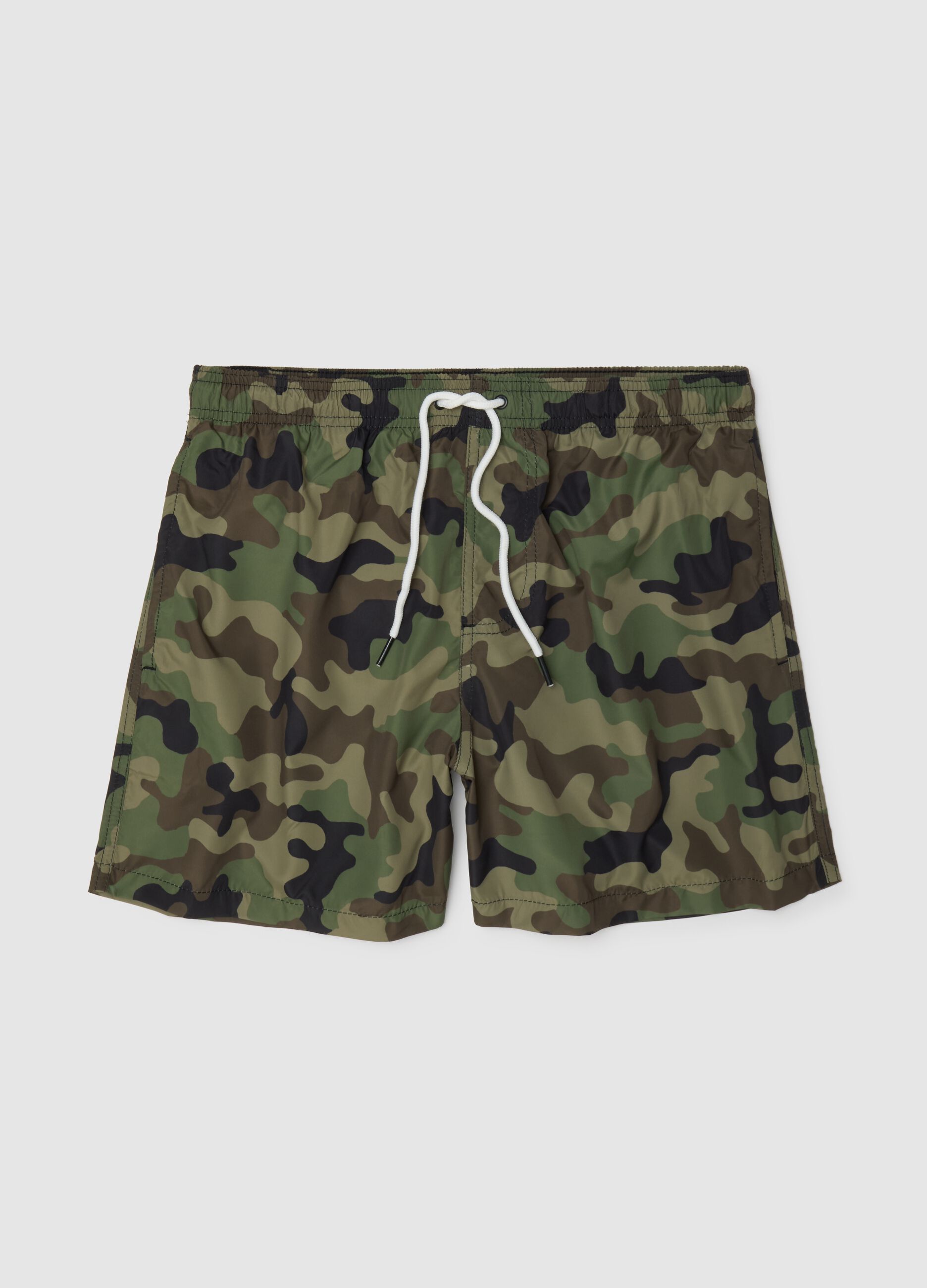 Men's multicolour regular fit swim shorts