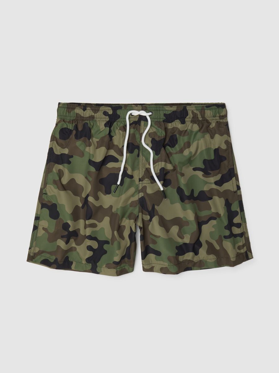 Men's multicolour regular fit swim shorts_0