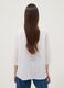 White pure cotton broderie anglaise shirt with band collar, regular fit_3