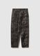 Multicolour tie dye pure cotton baggy trousers_0