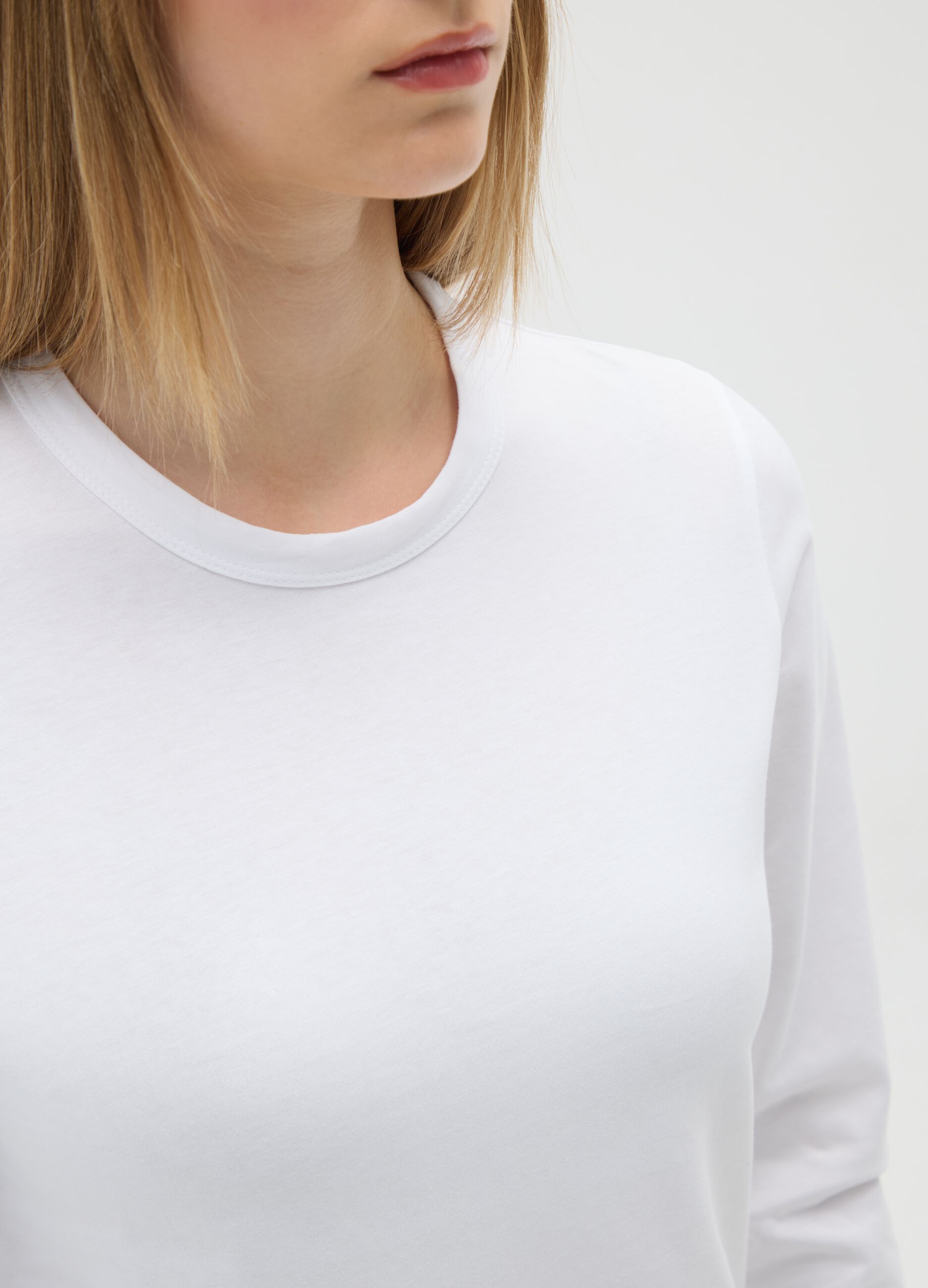 White pure cotton regular fit shirt