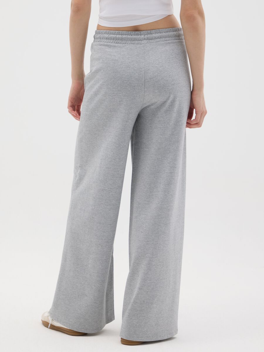 Grey pure cotton trousers regular fit_2
