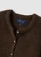 Brown regular fit cardigan_5