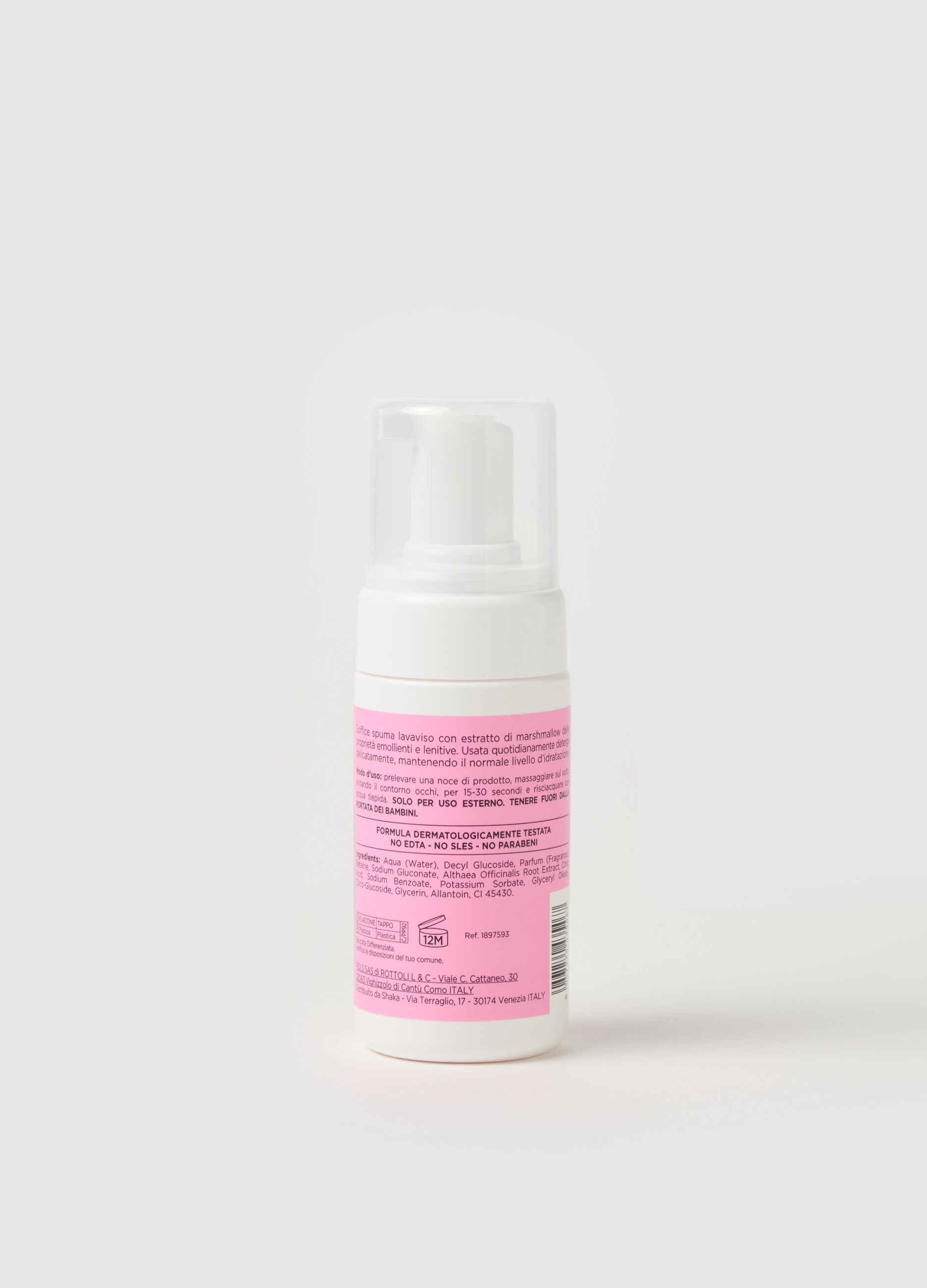 Mousse detergente al marshmallow
