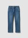 Boys&rsquo; regular-fit blue stretch cotton jeans_3