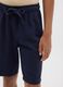 Boys&rsquo; blue shorts in 100% cotton with regular fit_2
