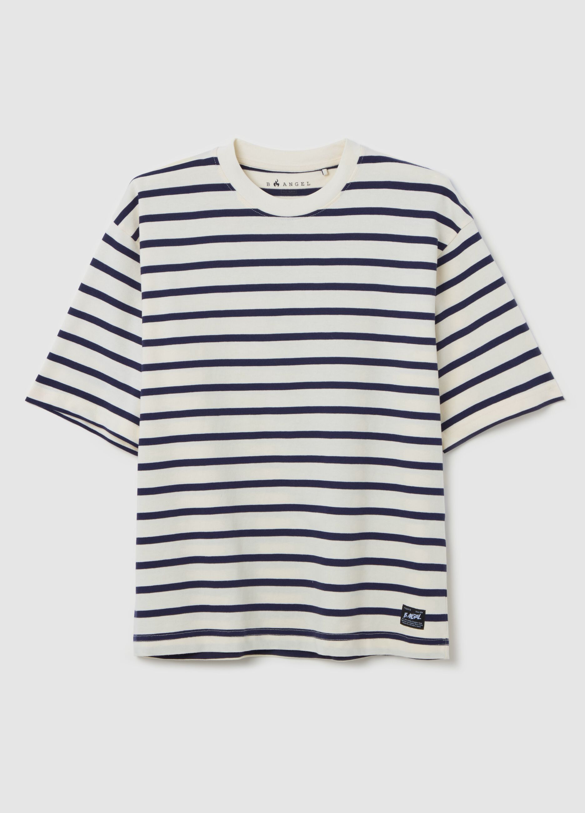 T-shirt in cotone a righe
