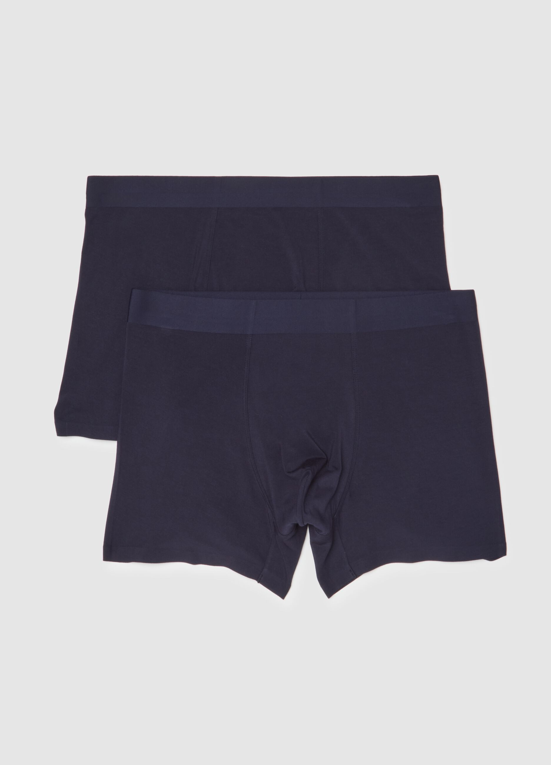 Blue Regular Fit Boxer Twin Pack