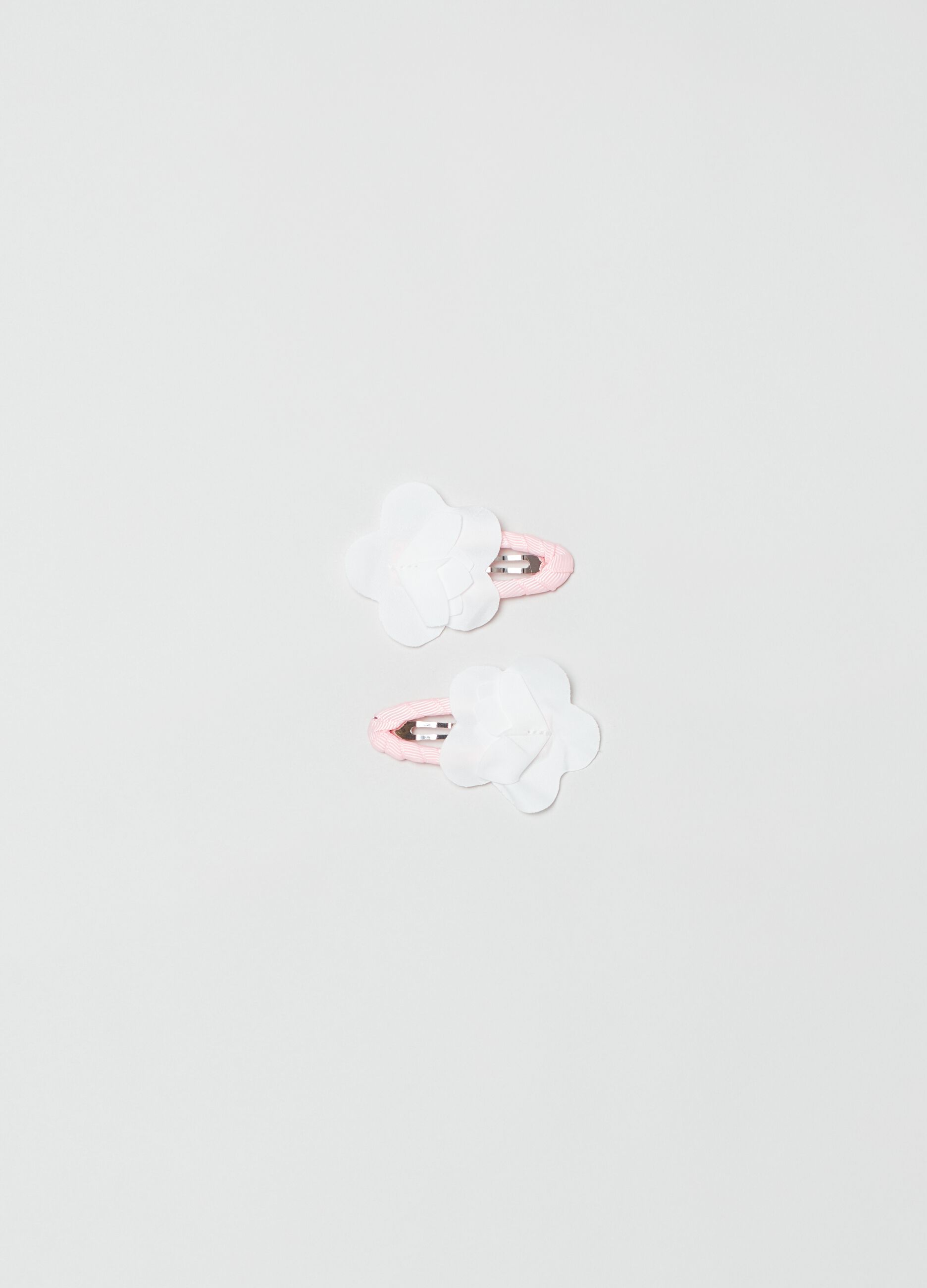 Set due mollette con fiore_1
