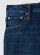 Stretchy Blue Denim Jeans with High Waist_5