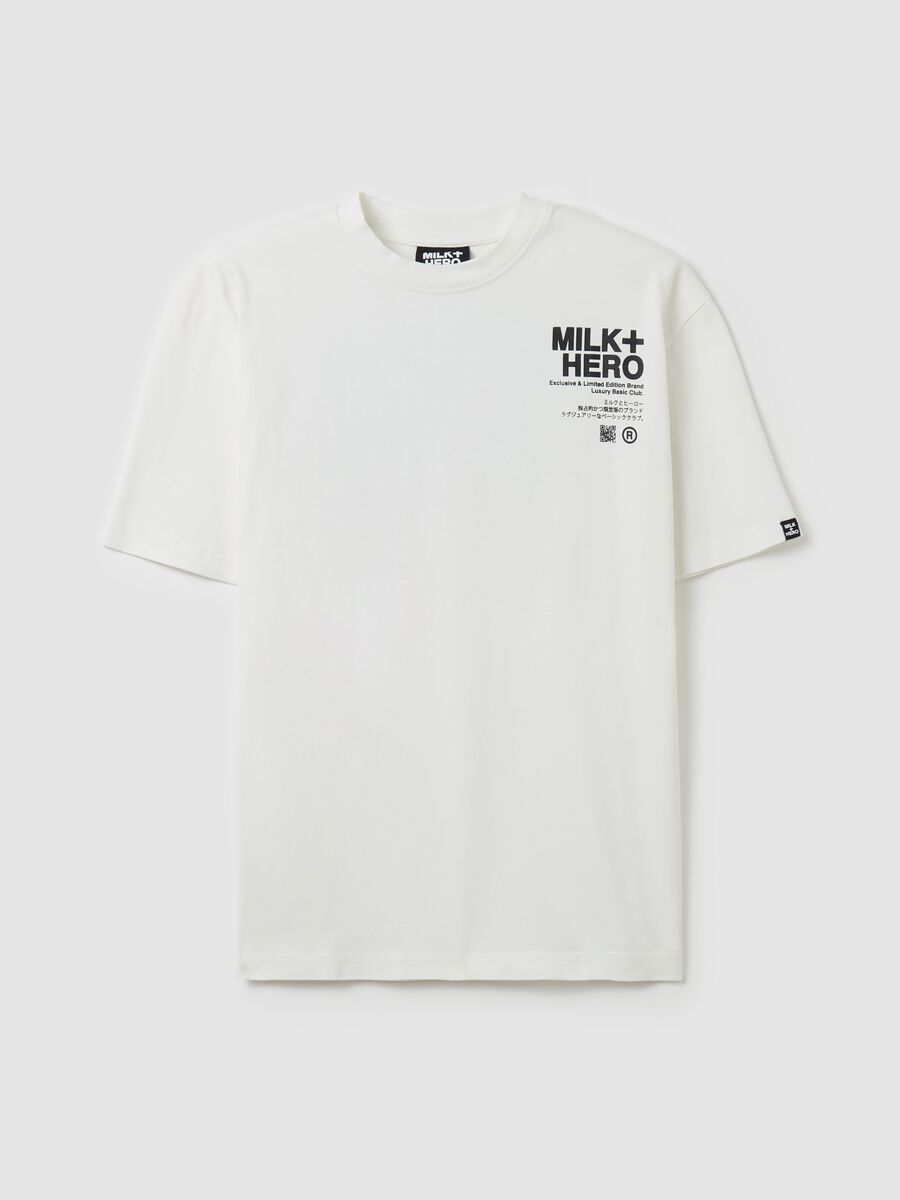 Printed T-shirt with round neck_4