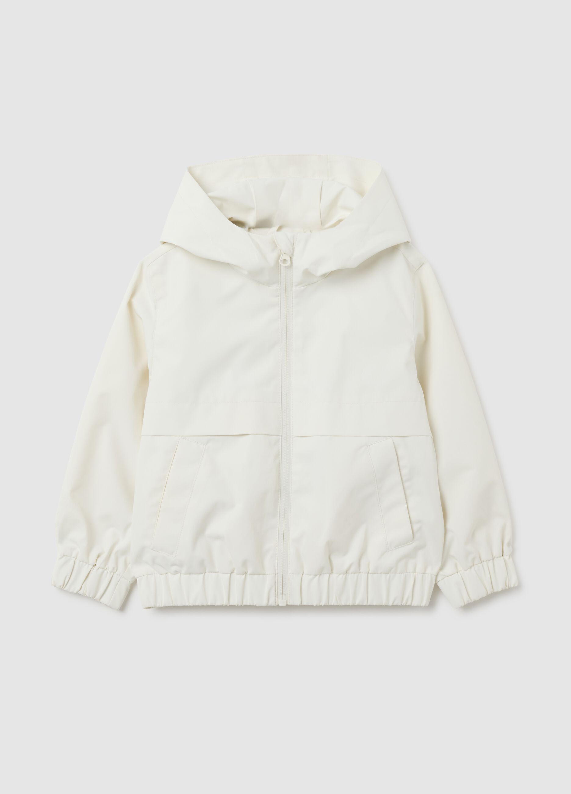 Giacca da bambina in bianco regular fit