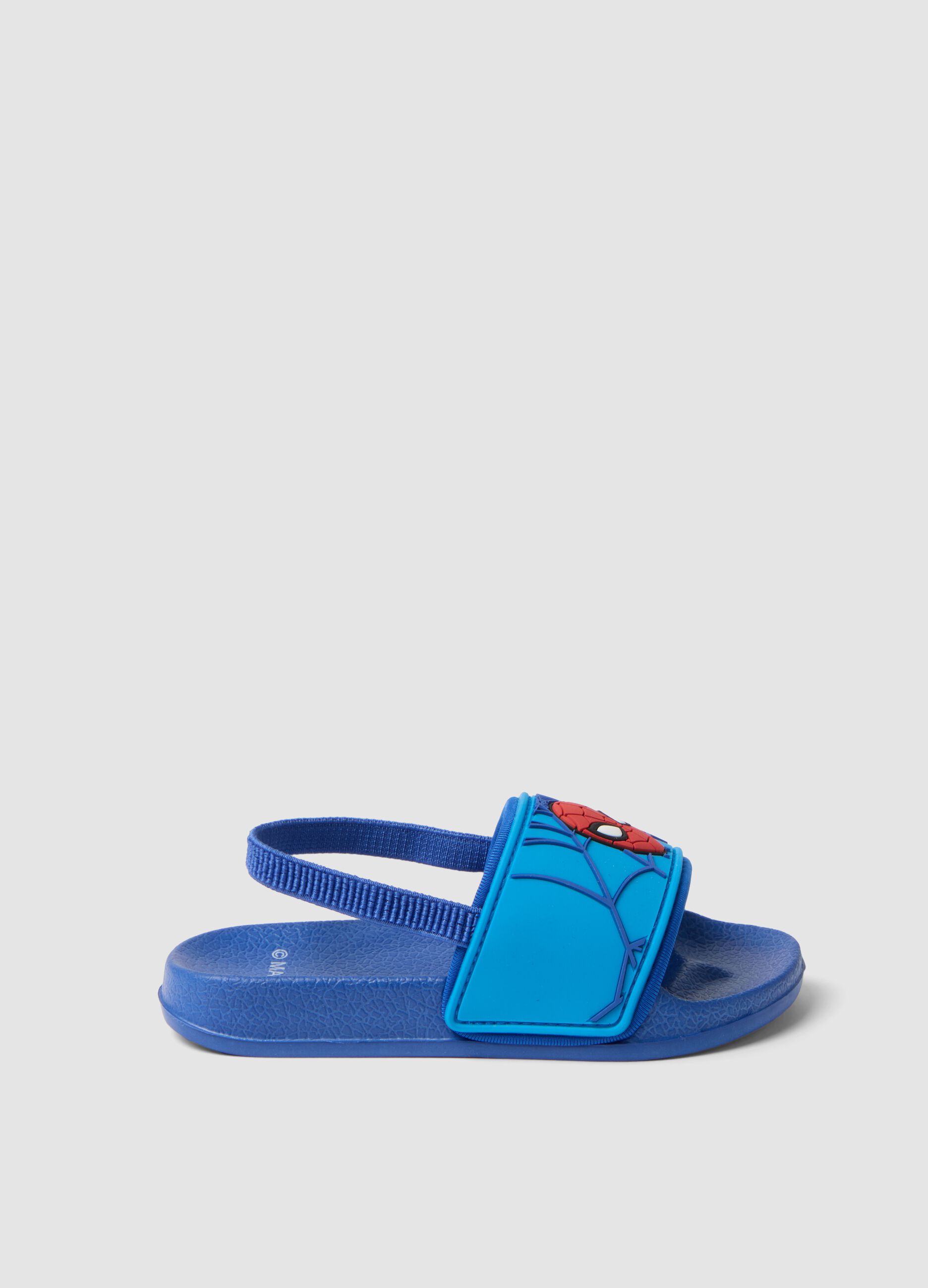Sea-blue Spider-Man graphic sliders