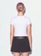 White fitted pure cotton T-shirt with Six Seven front print_2