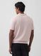 Short-sleeved polo shirt in pure cotton_1