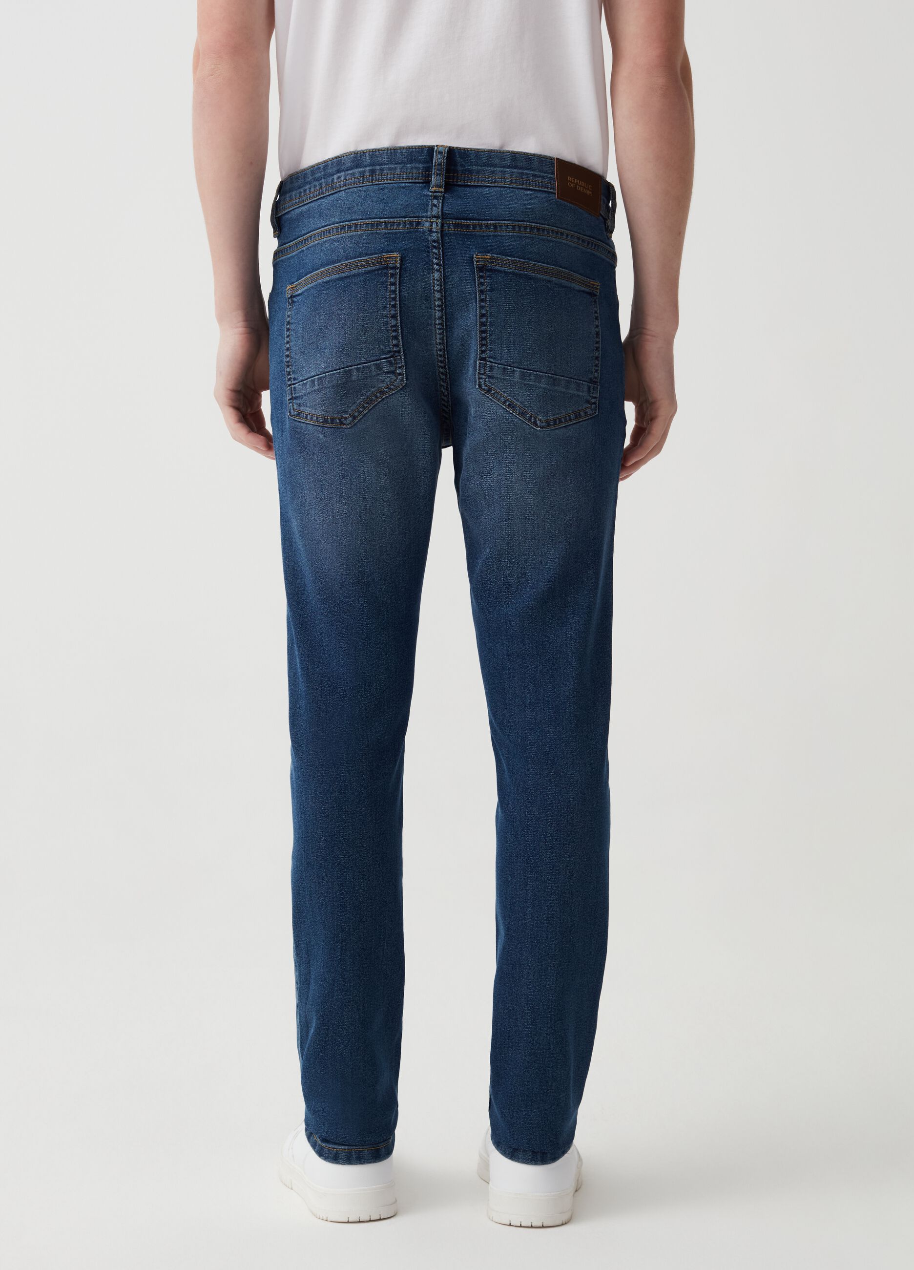Super-skinny-fit jeans with five pockets
