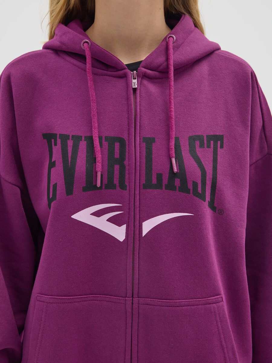 Purple cotton blend sweatshirt regular fit_3