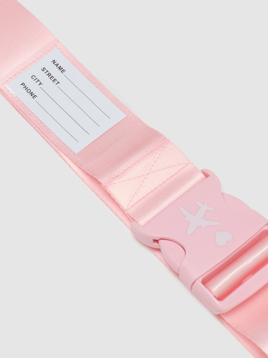 Pink belt with adjustable buckle_1