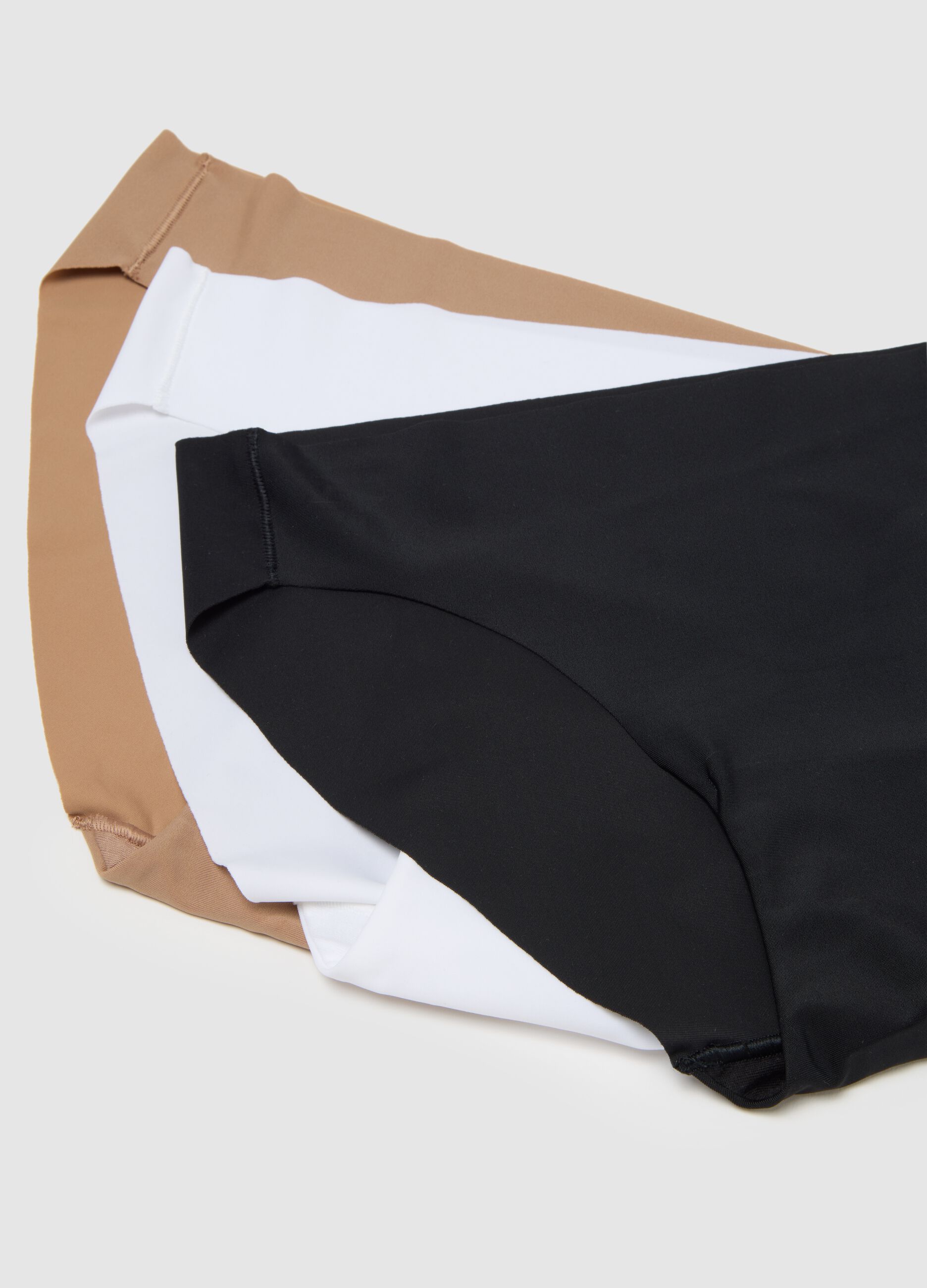 Three-pair pack microfibre briefs