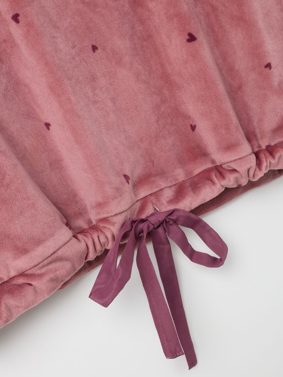 Pink stretch fabric sweatshirt_1