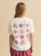 Beige pure cotton short-sleeve T-shirt_3