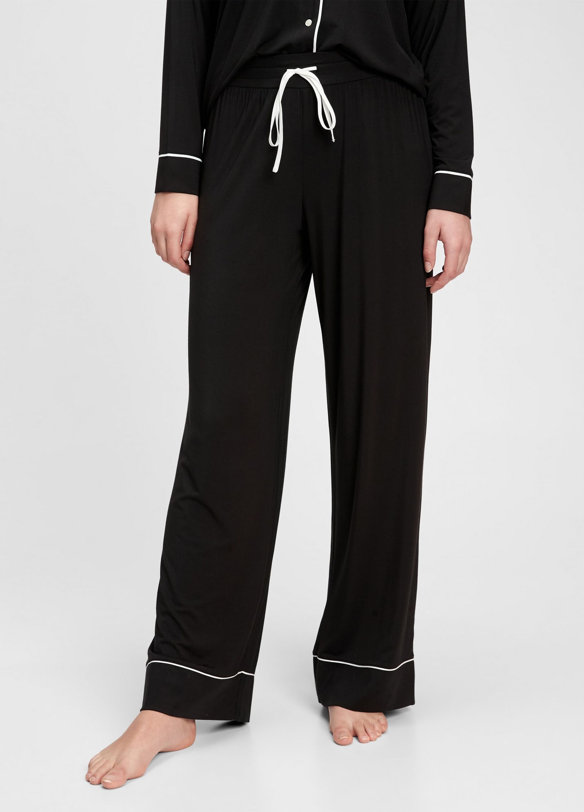 Pantalone pigiama wide leg