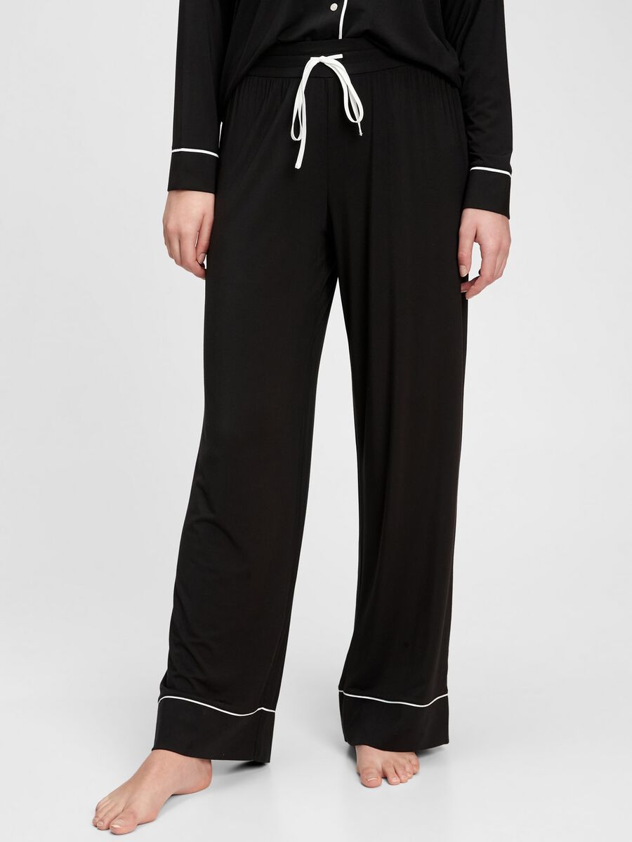 Wide leg pyjama bottoms_0