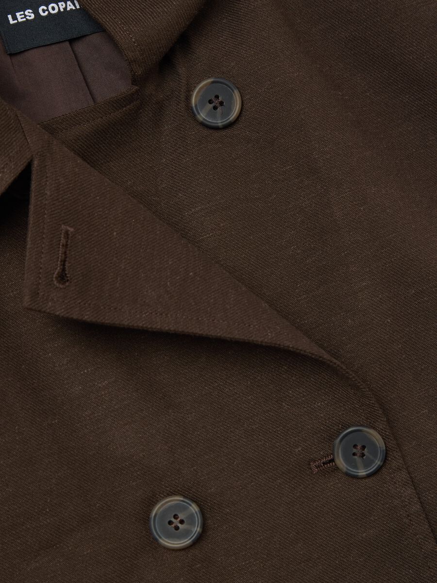 Gilet marrone doppiopetto_1