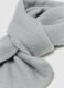 Grey scarf with metallic threads_1