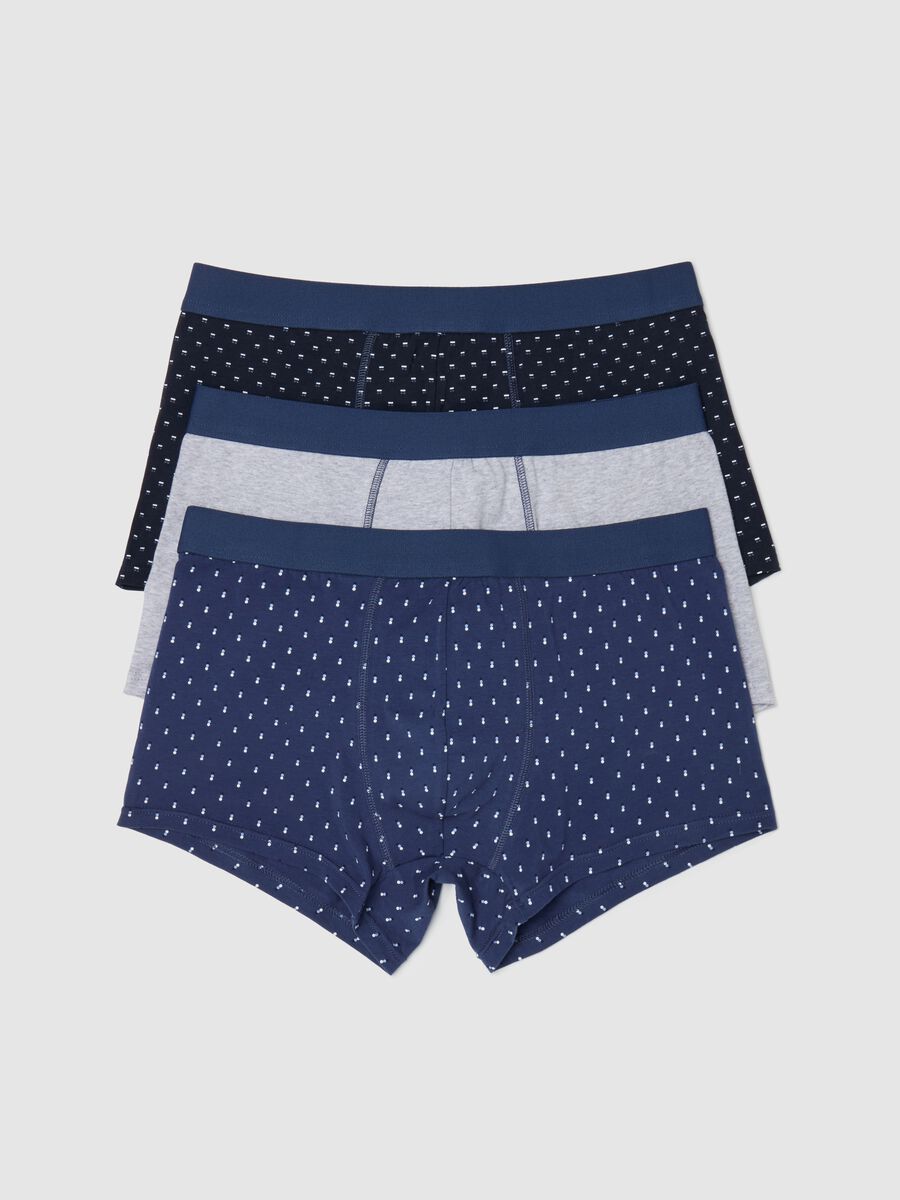 Three-pack boxer shorts with micro pattern_4