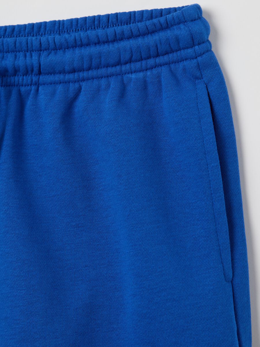 Shorts in French terry with drawstring_5