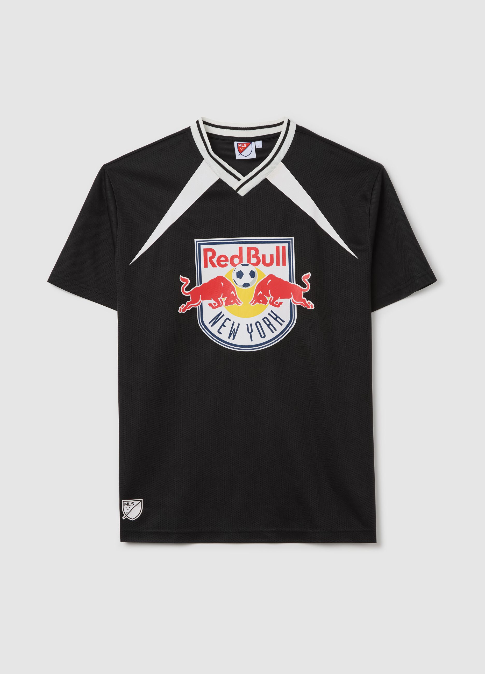 Red Bull New York black T-shirt with short sleeves