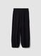 Black relaxed-fit viscose-blend trousers_6