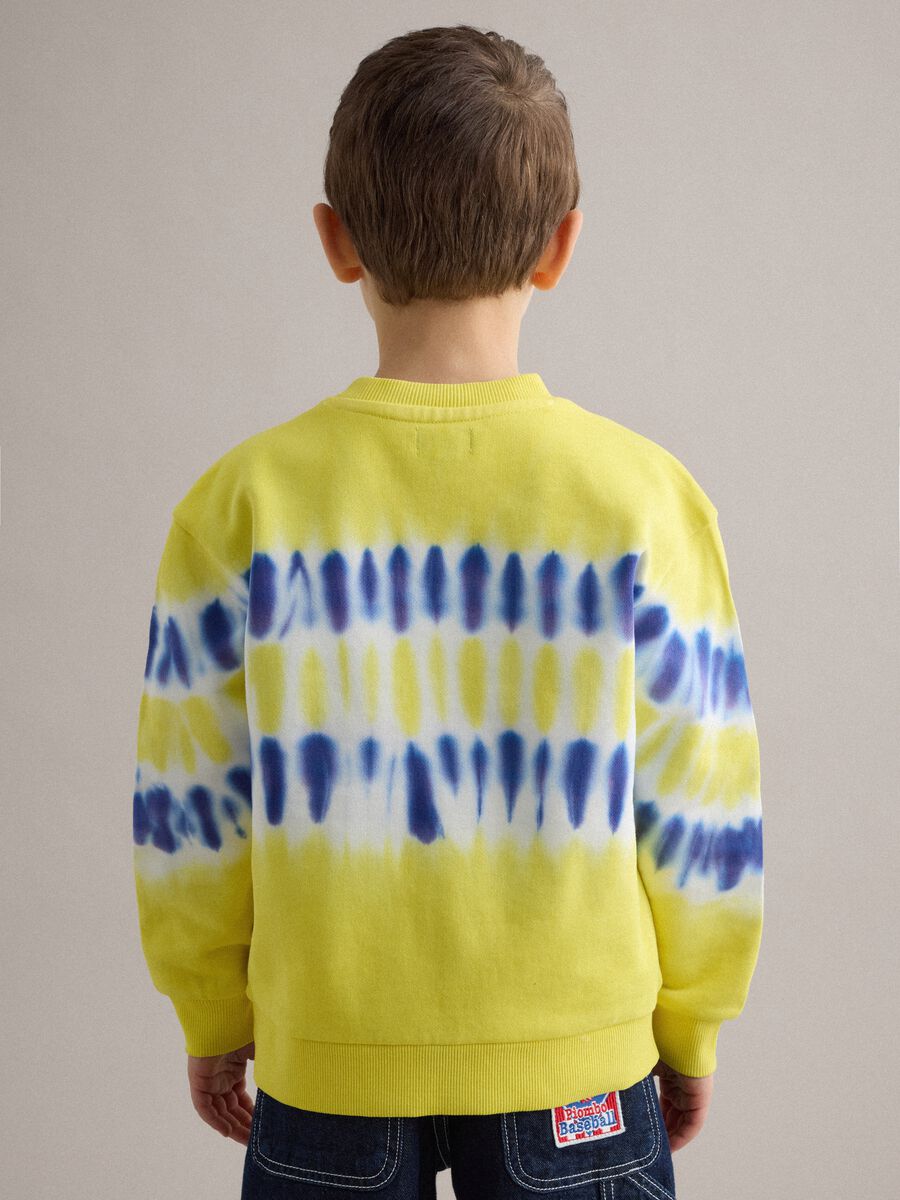 Child's multicolour pure cotton Tie-Dye sweatshirt with regular fit_2