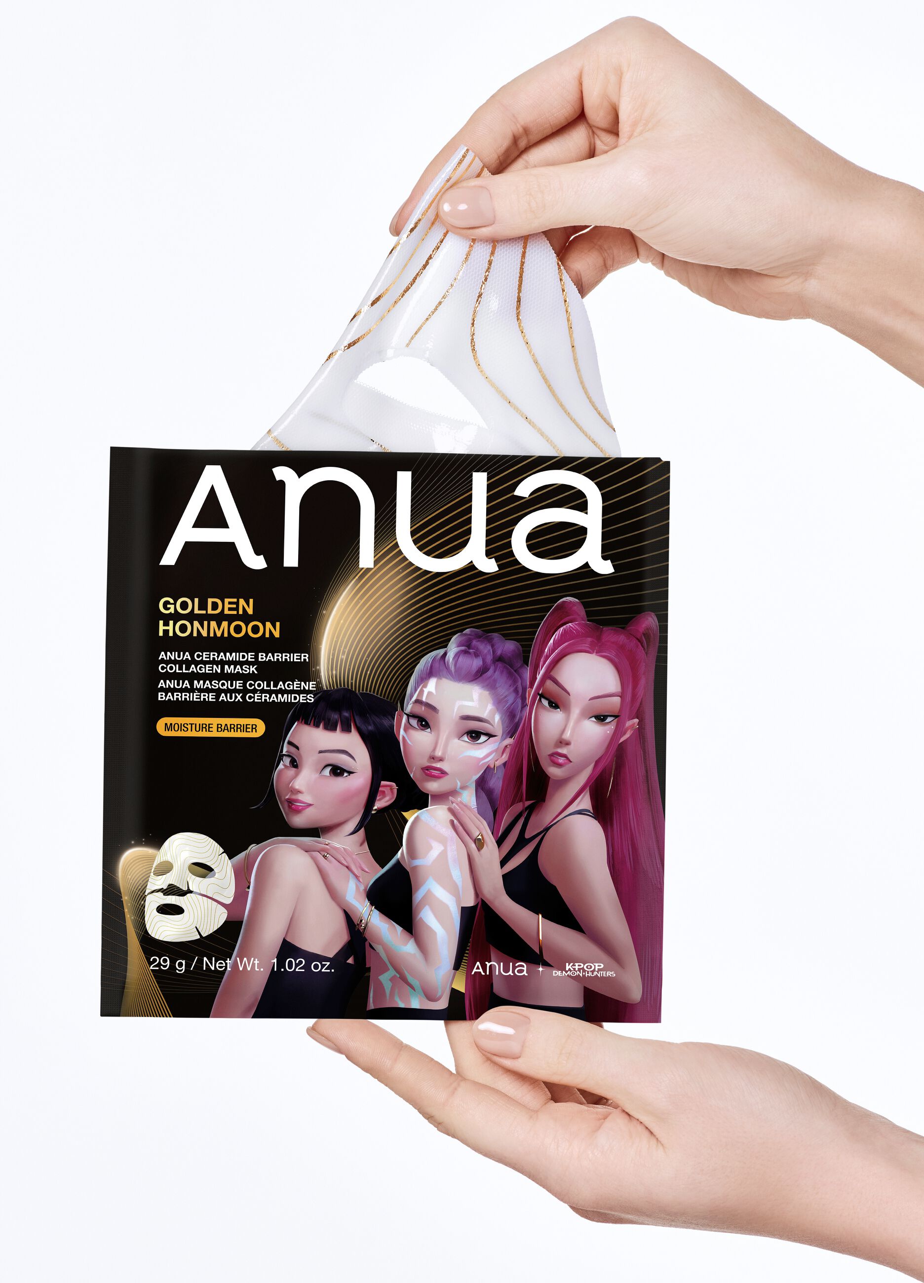 Ceramide Barrier Collagen Mask 29G | Anua K-Pop Demon Hunters